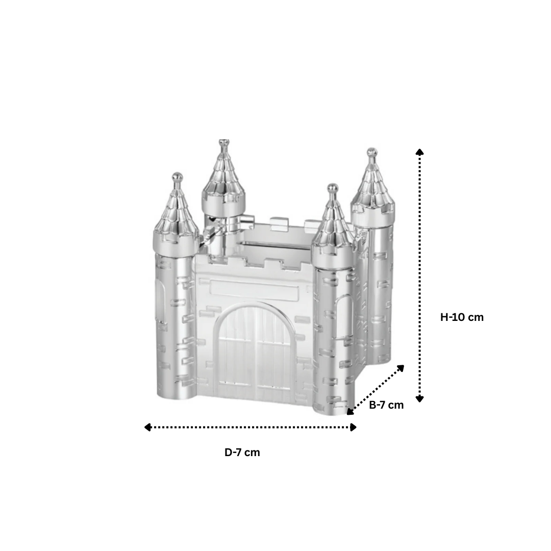 CASTLE MONEY BANK Silver