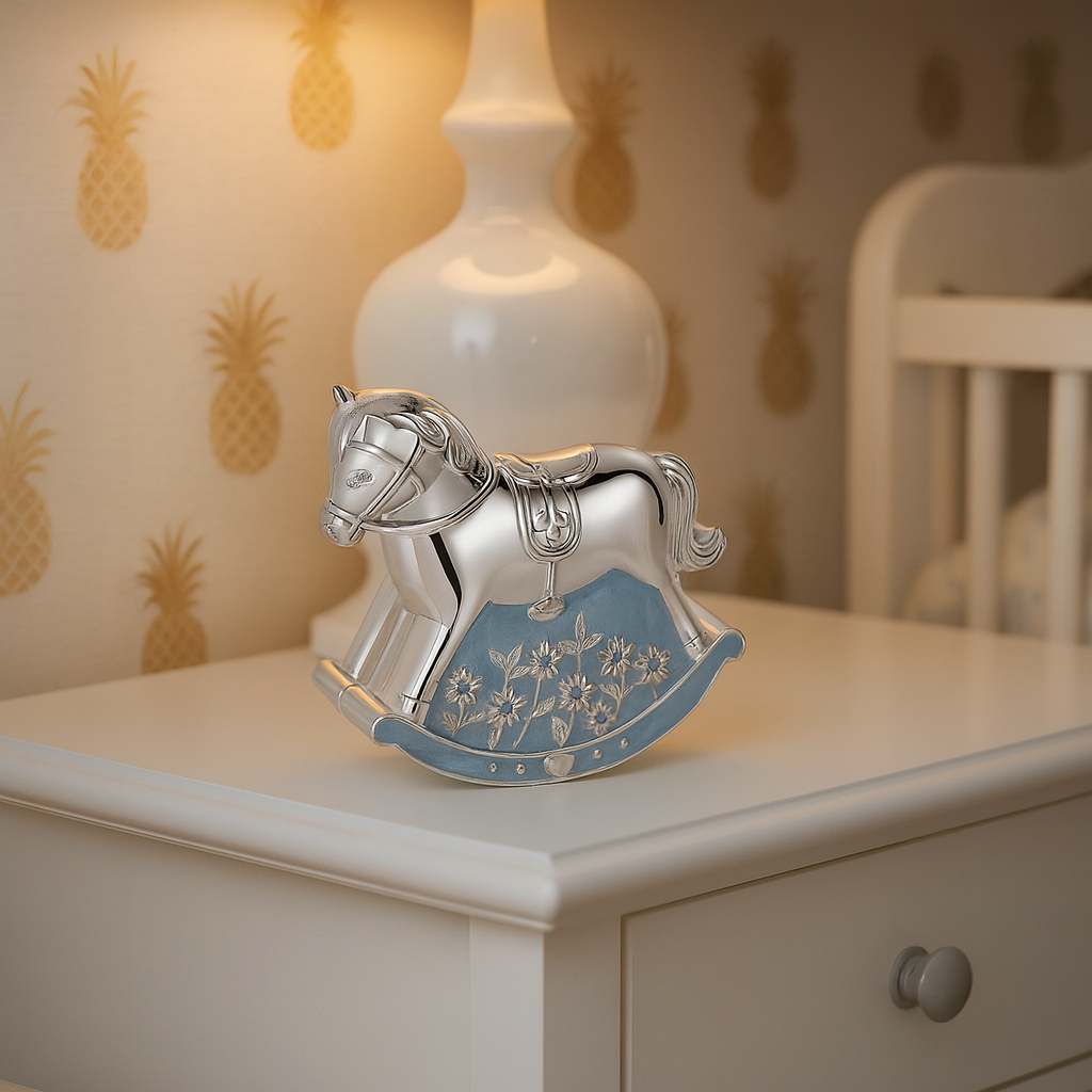 Horse Money Bank Blue