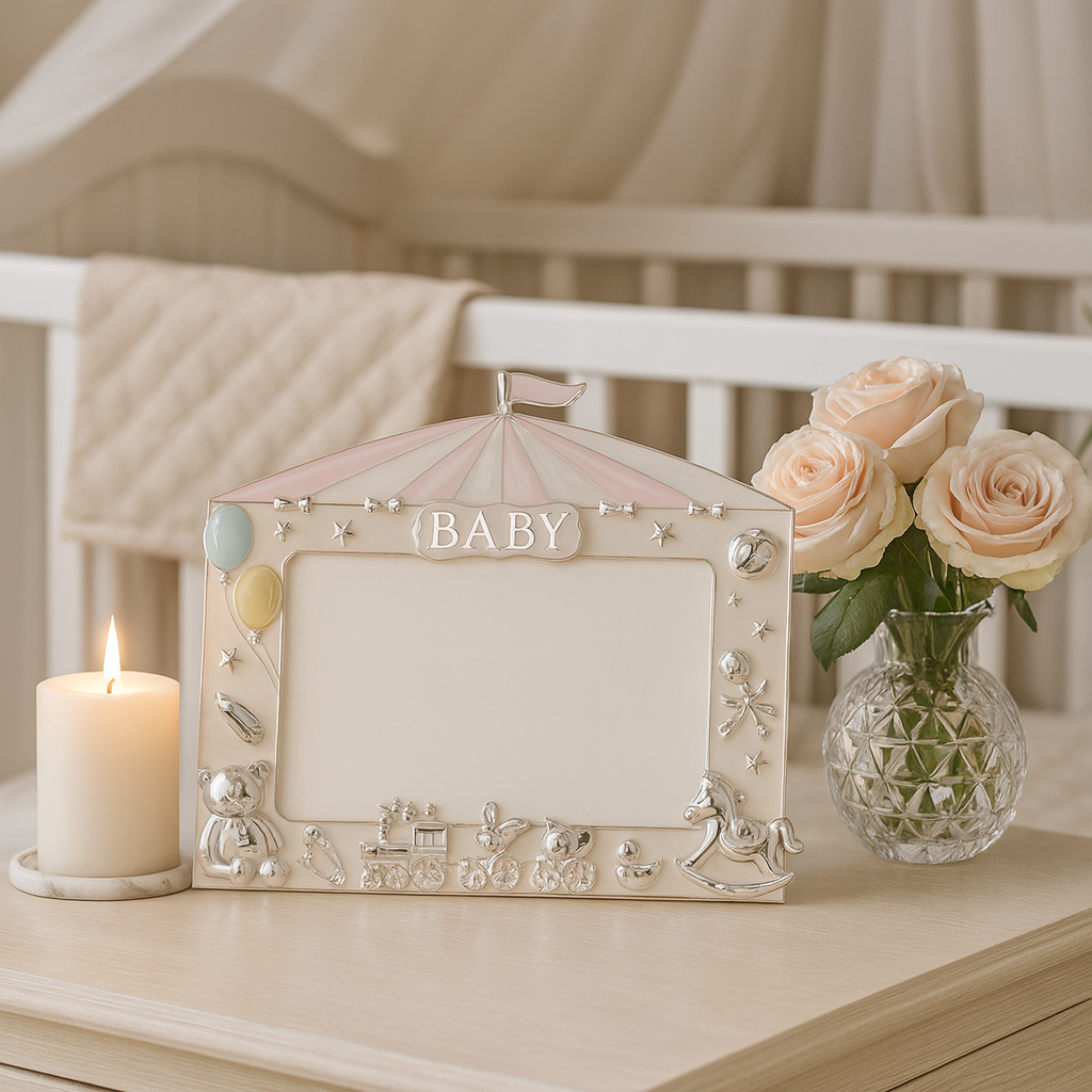 Baby House Photoframe PINK