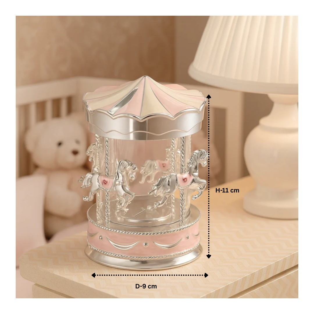 Carousel Money Bank Pink