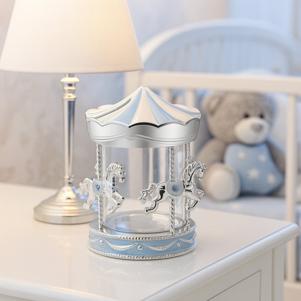 Carousel Money Bank Blue