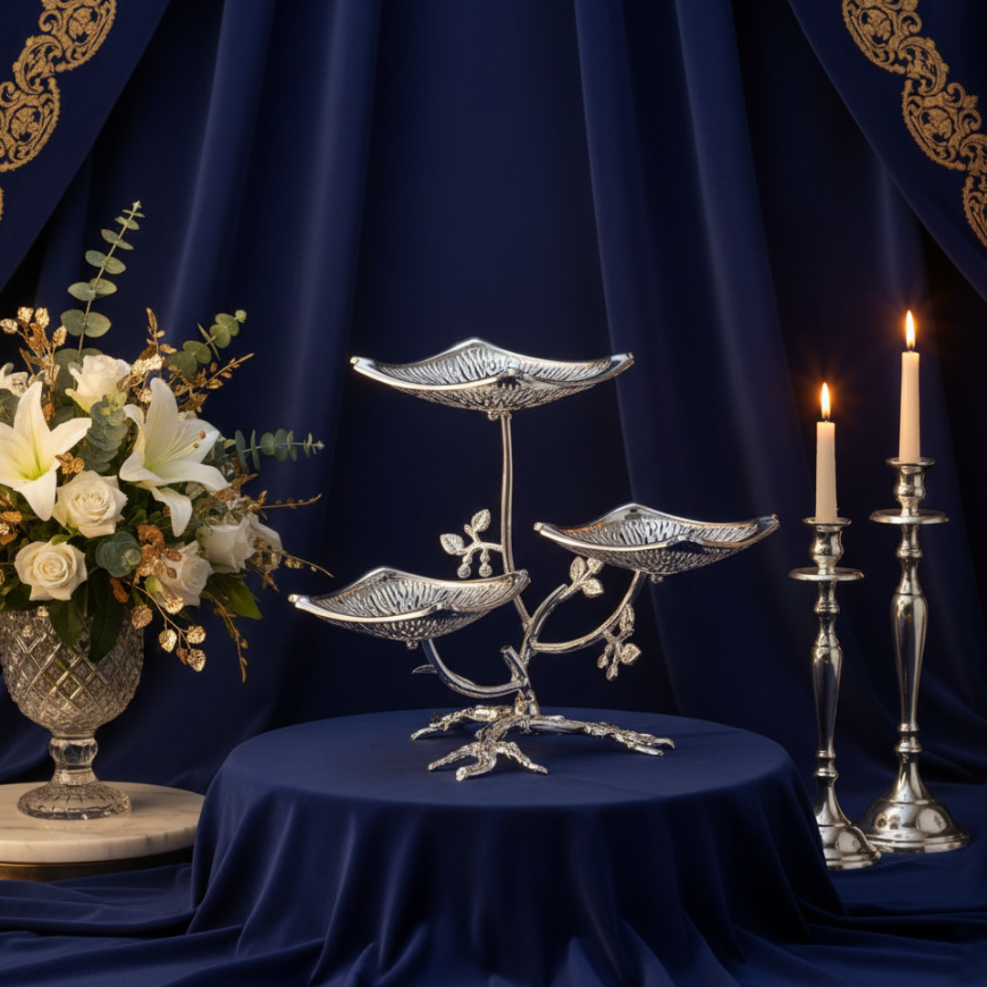 3 pcs Servers Silver