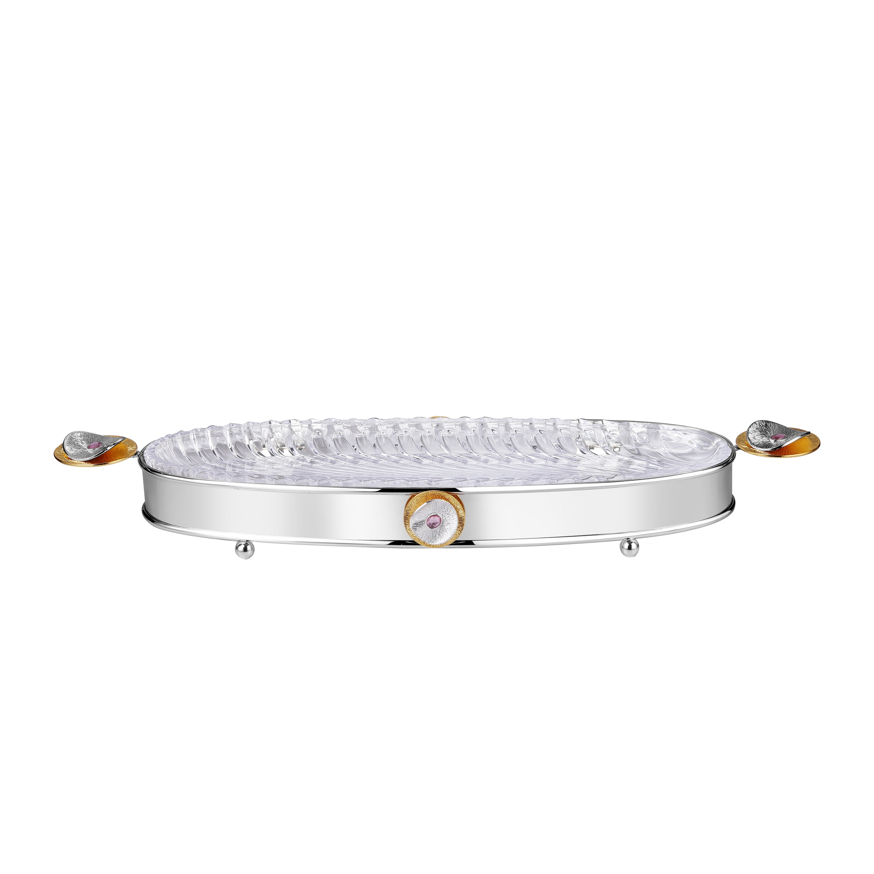 Regal Treasure Elongated Platter Dual Tone