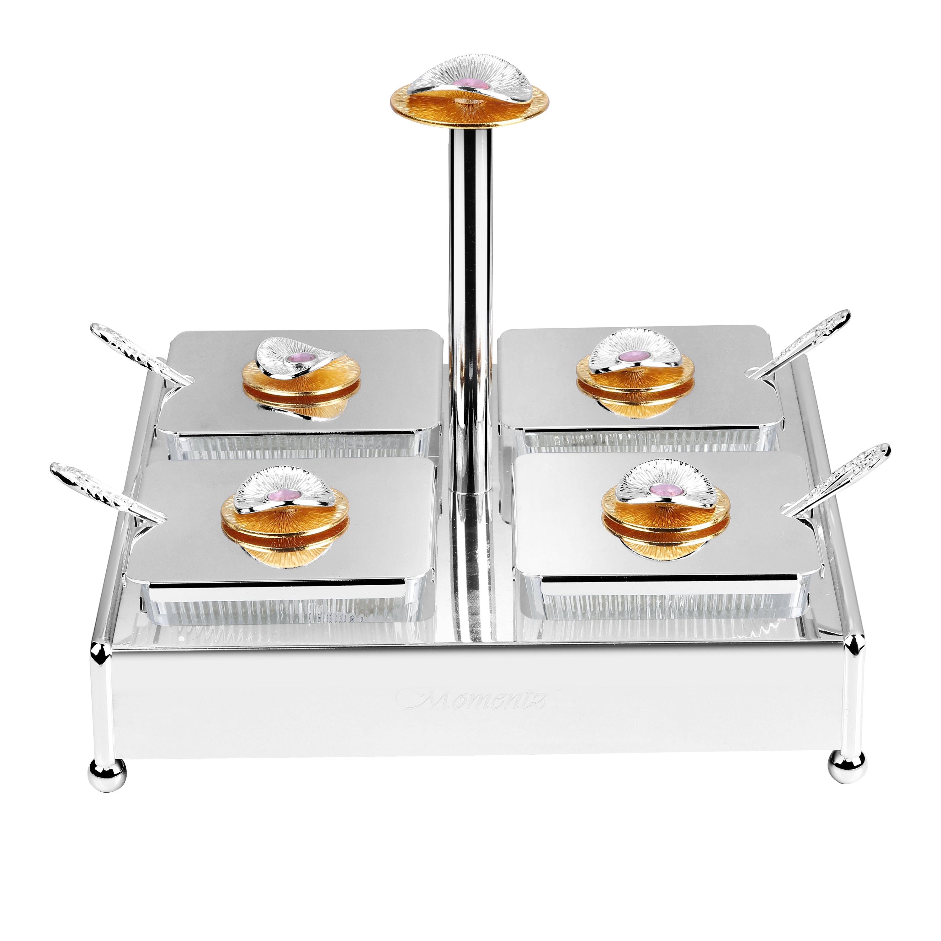 4 in 1 Regal Treasure DryFruits Set Dual Tone