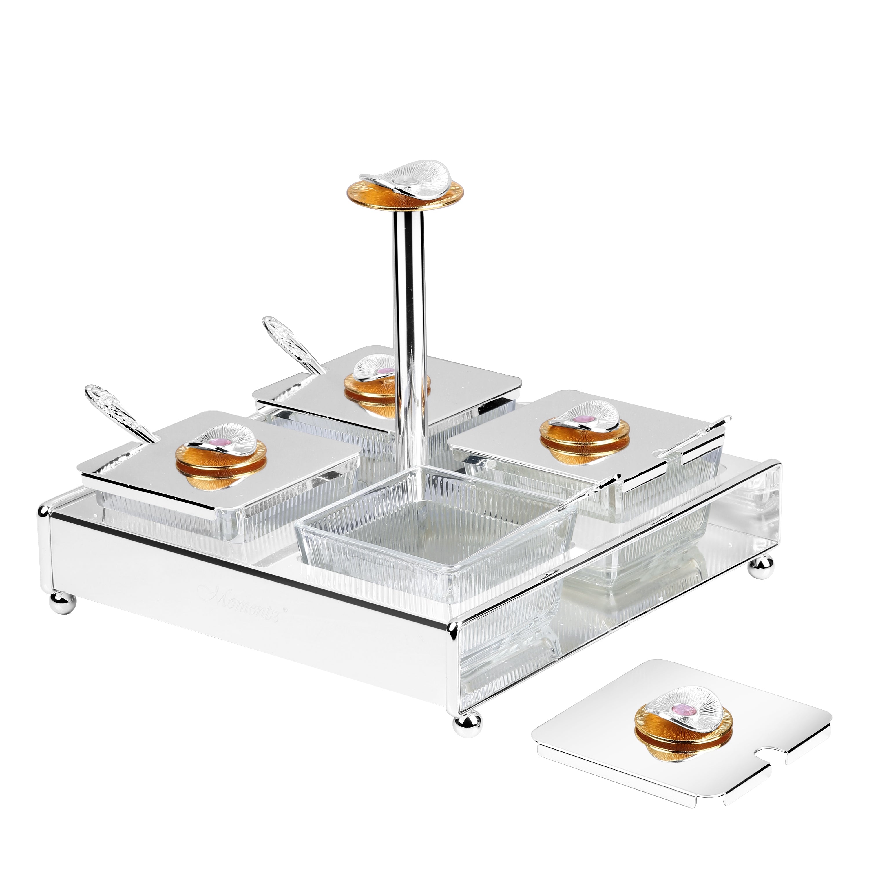 4 in 1 Regal Treasure DryFruits Set Dual Tone