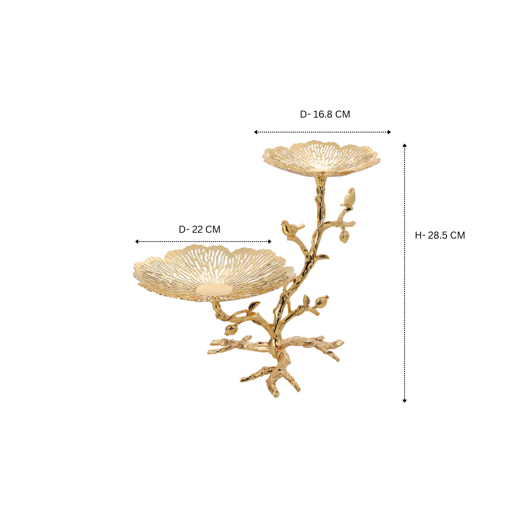 Twin Server on tree with birds