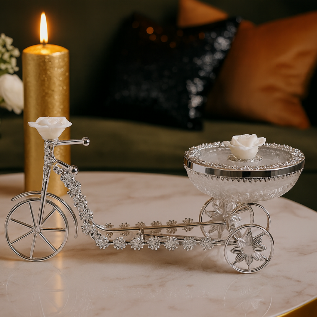 Royal Floral Tricycle Box White
