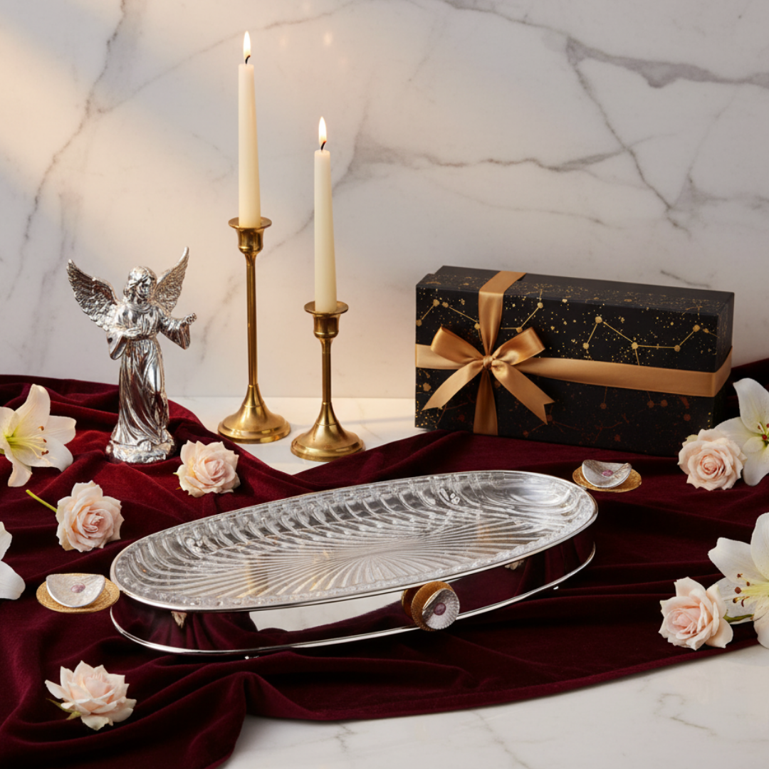 Regal Treasure Elongated Platter Dual Tone