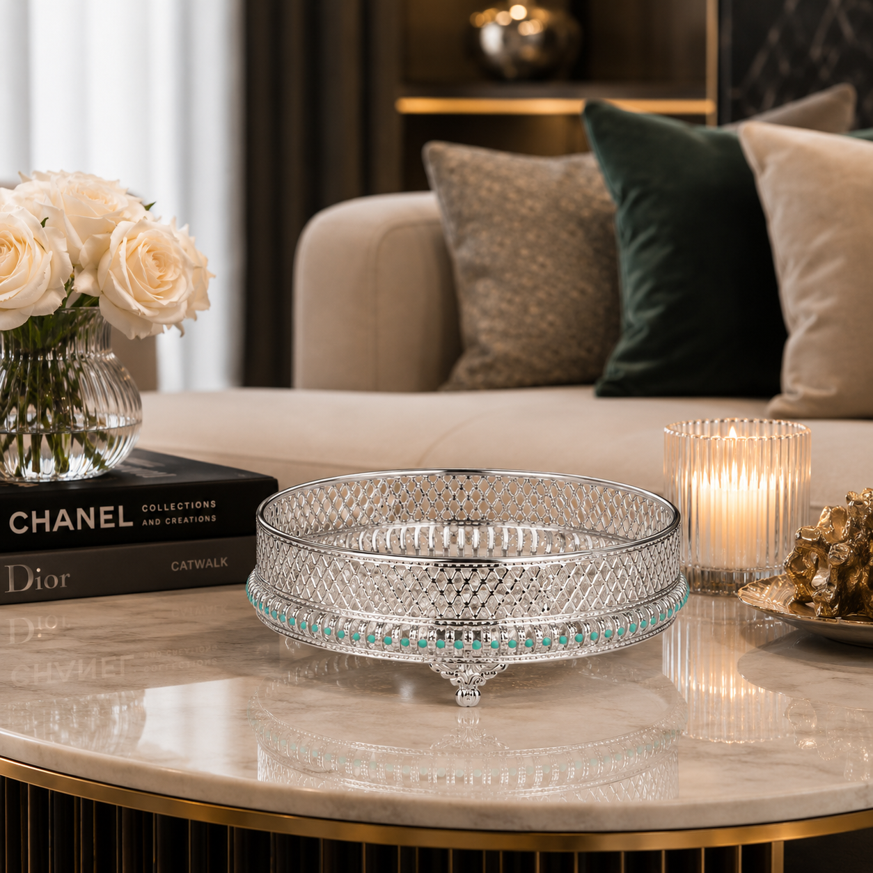 Radiant Round Tray