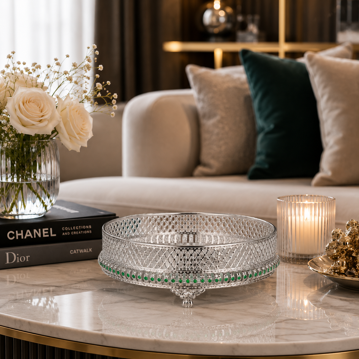 Radiant Round Tray