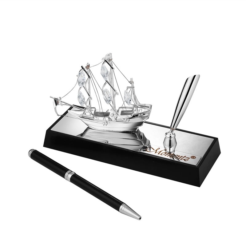 Sail Pen Holder Silver