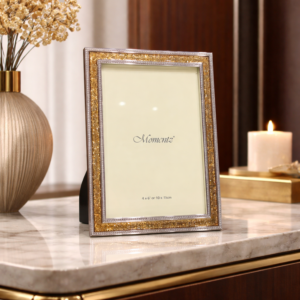 Shimmer Photoframe Golden 4*6 inch