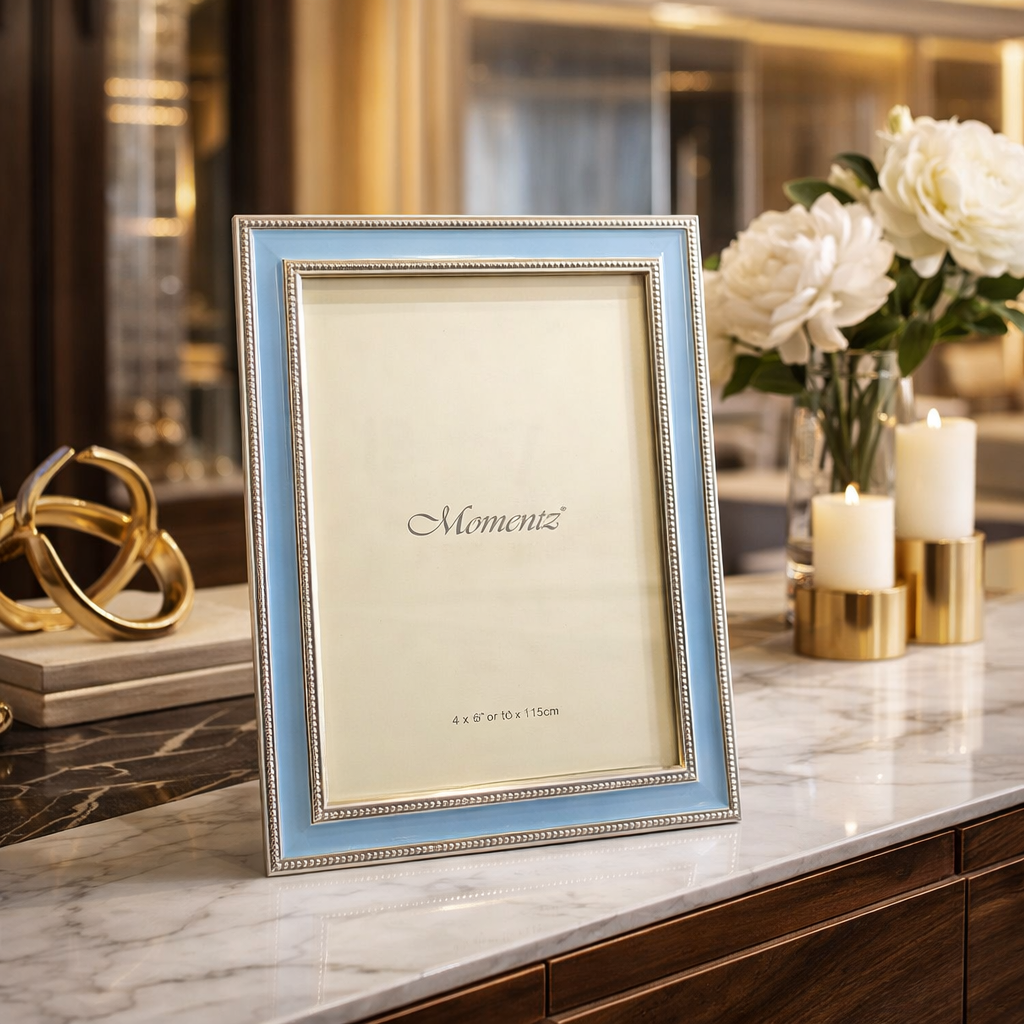 Shimmer Photoframe Blue 4*6 inche
