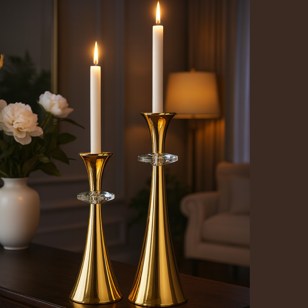 Tea Light Holder Set Dual Tone