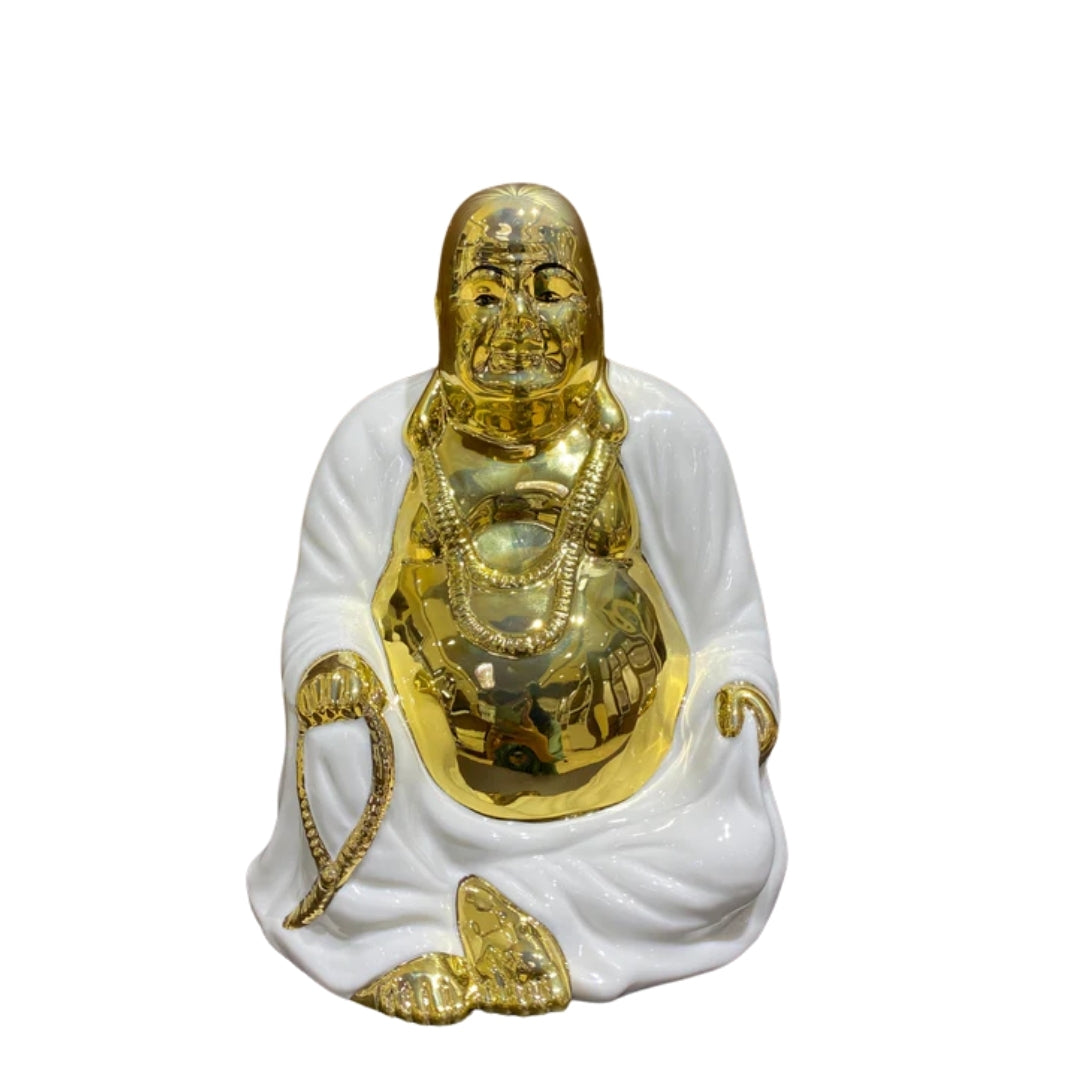 Laughing Buddha Small Porcelain H-14 CM