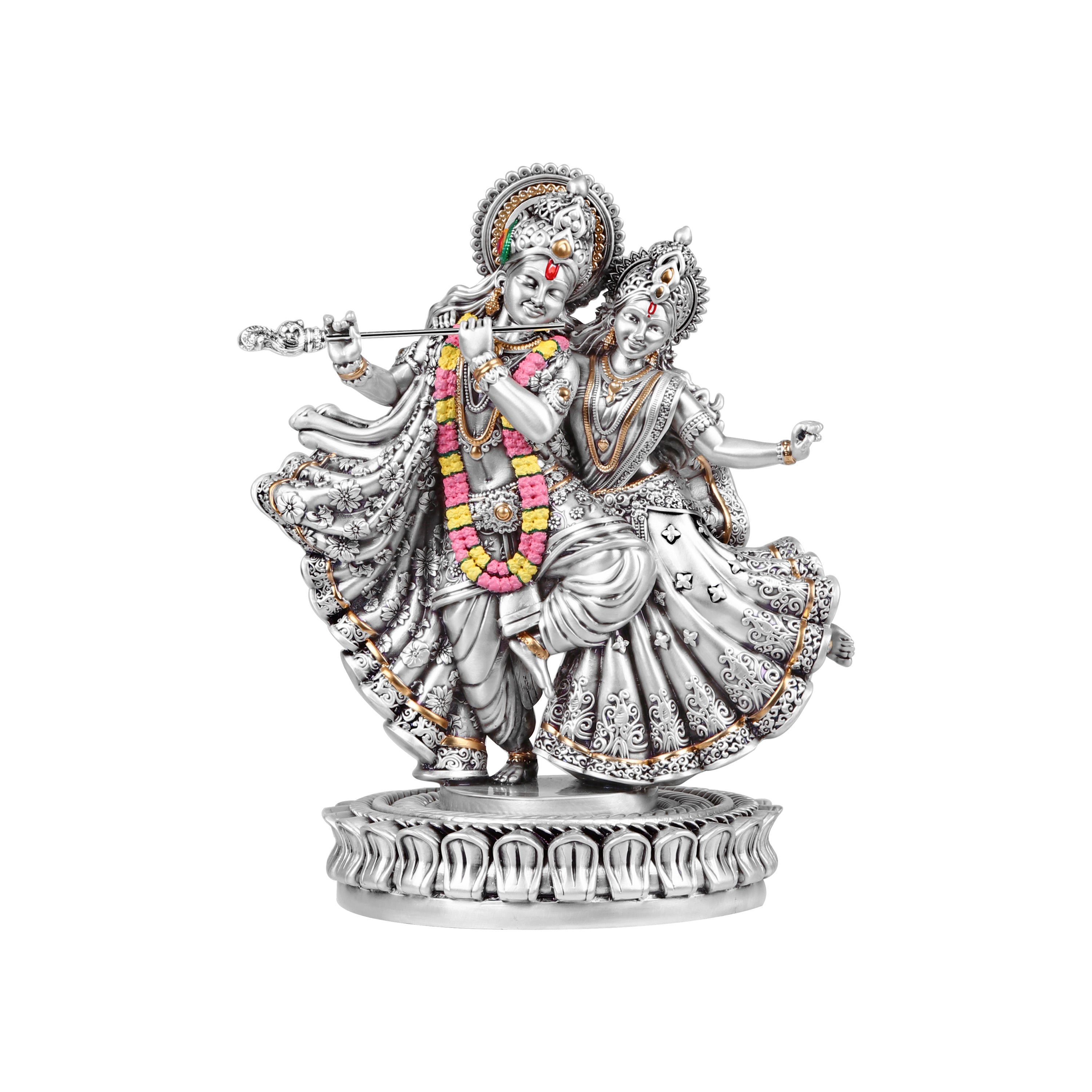 Dancing Radha Krishna on Base - 14inch