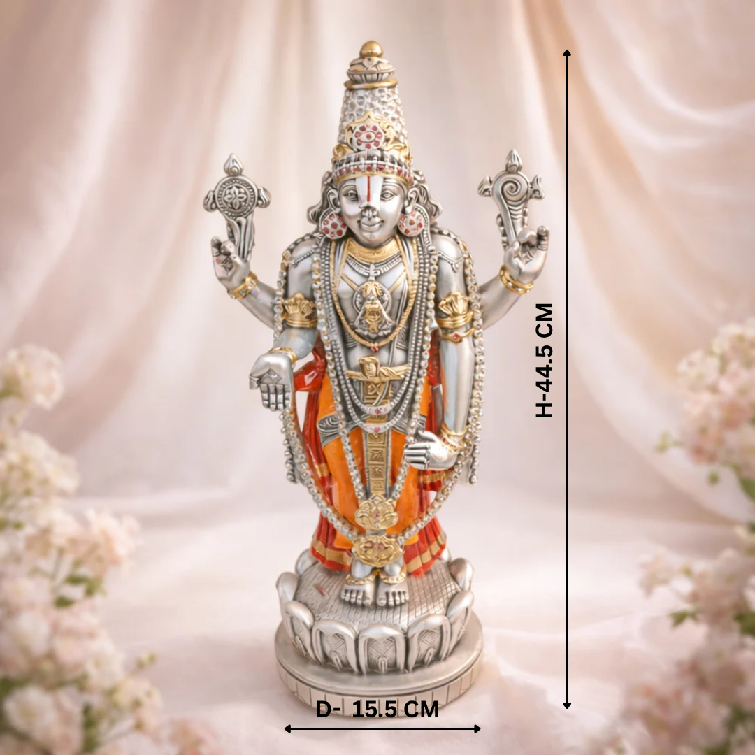 Tirupati Balaji Lotus Idol