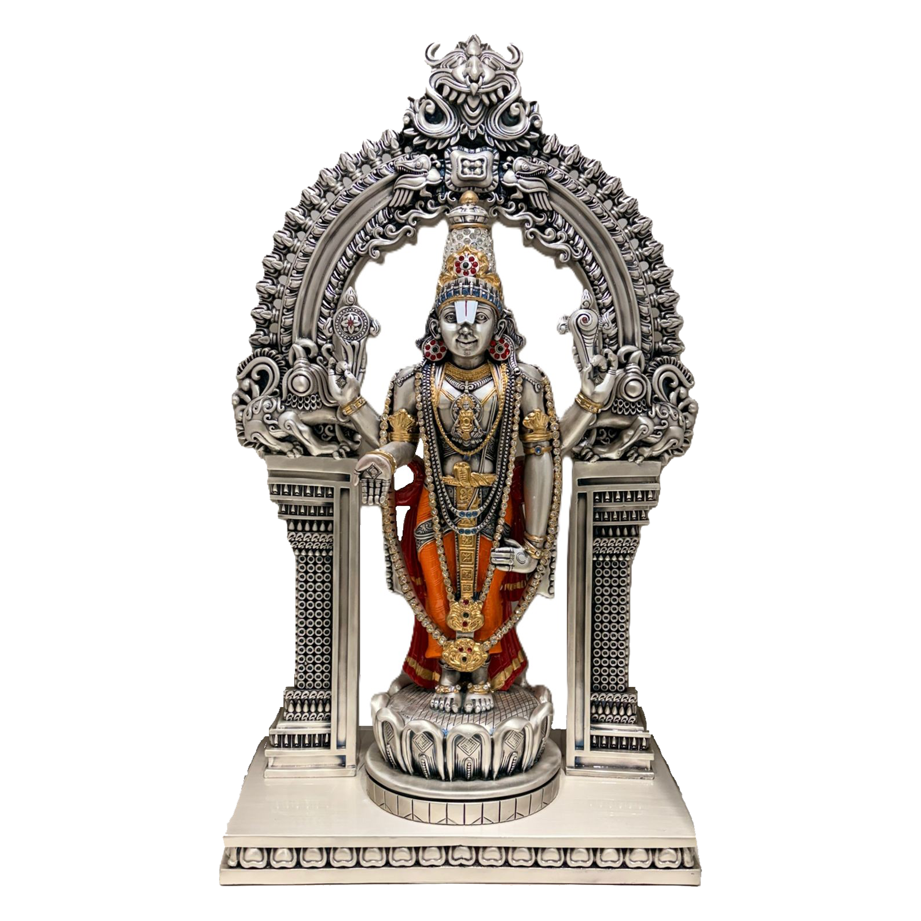 Lotus Bala Ji With Arch (H-61cm)