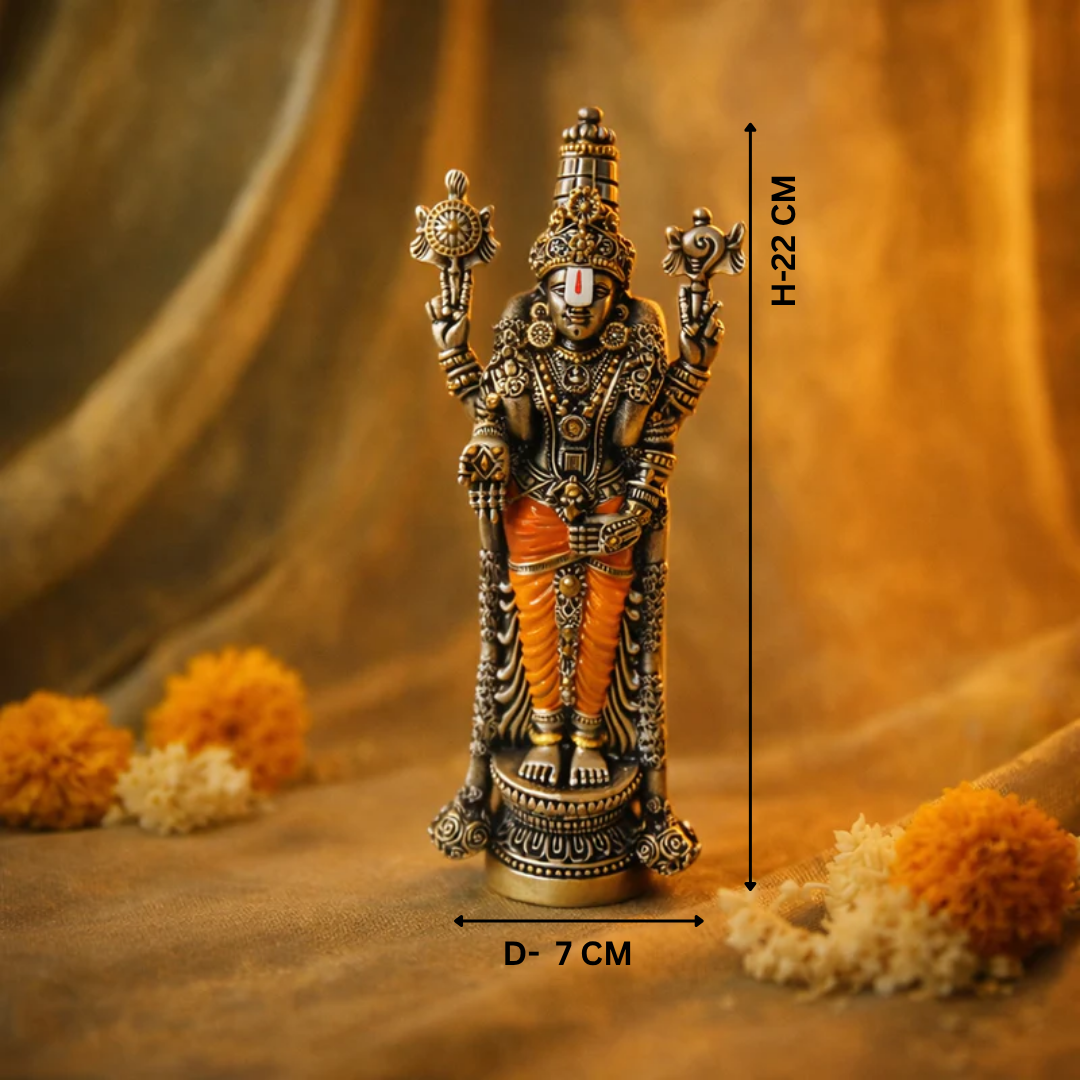 Tirupati Balaji Antique Finish Idol