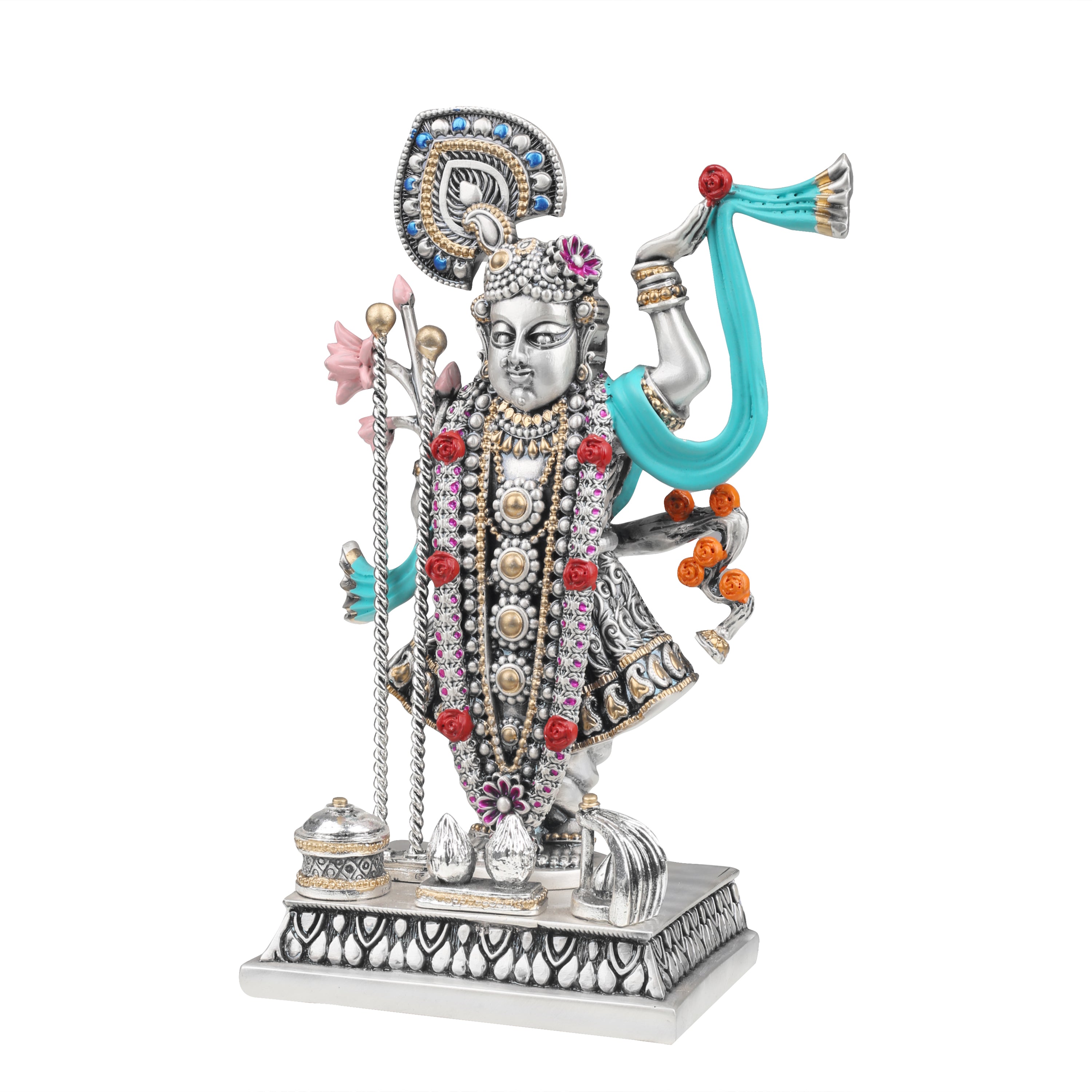 Shrinath Ji Floral Shringar Idol