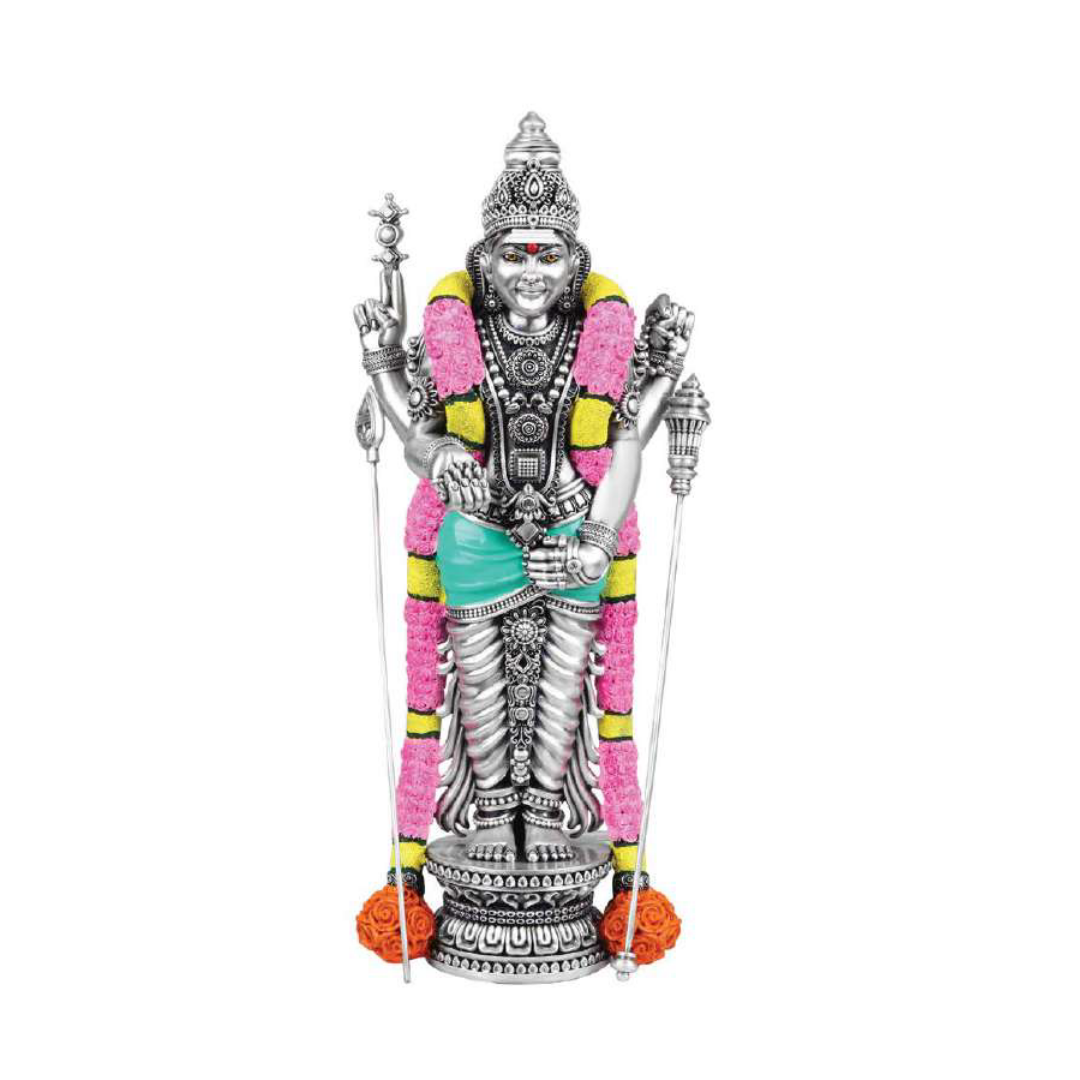 Divine Murugan(17inch) Silver Large