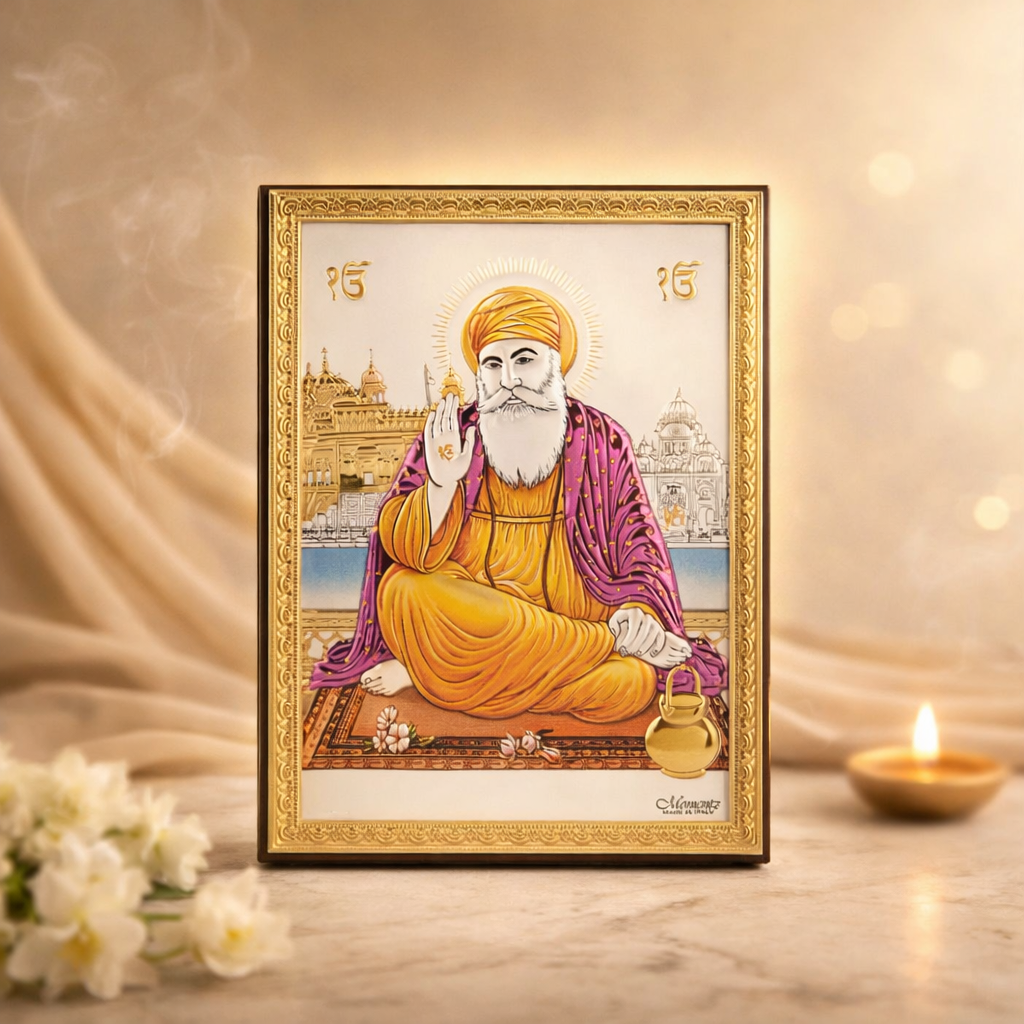Guru Nanak Wall Frame Colored