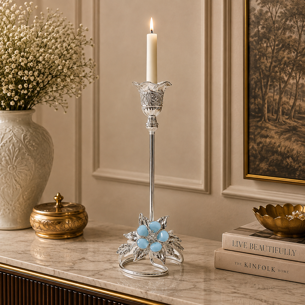 Flower Candle Stand Large