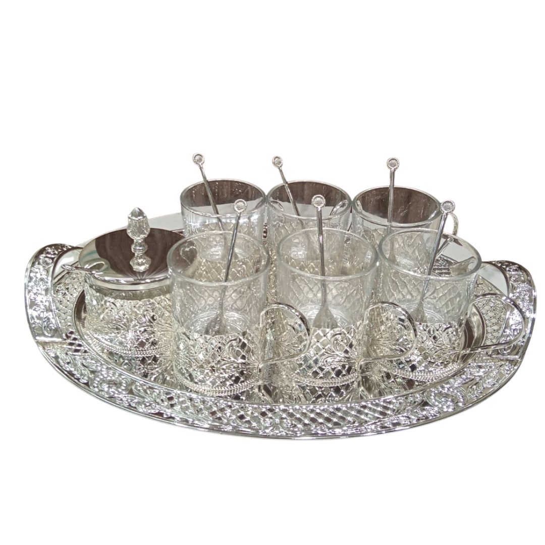 Persian Bloom New Kawa Set Silver