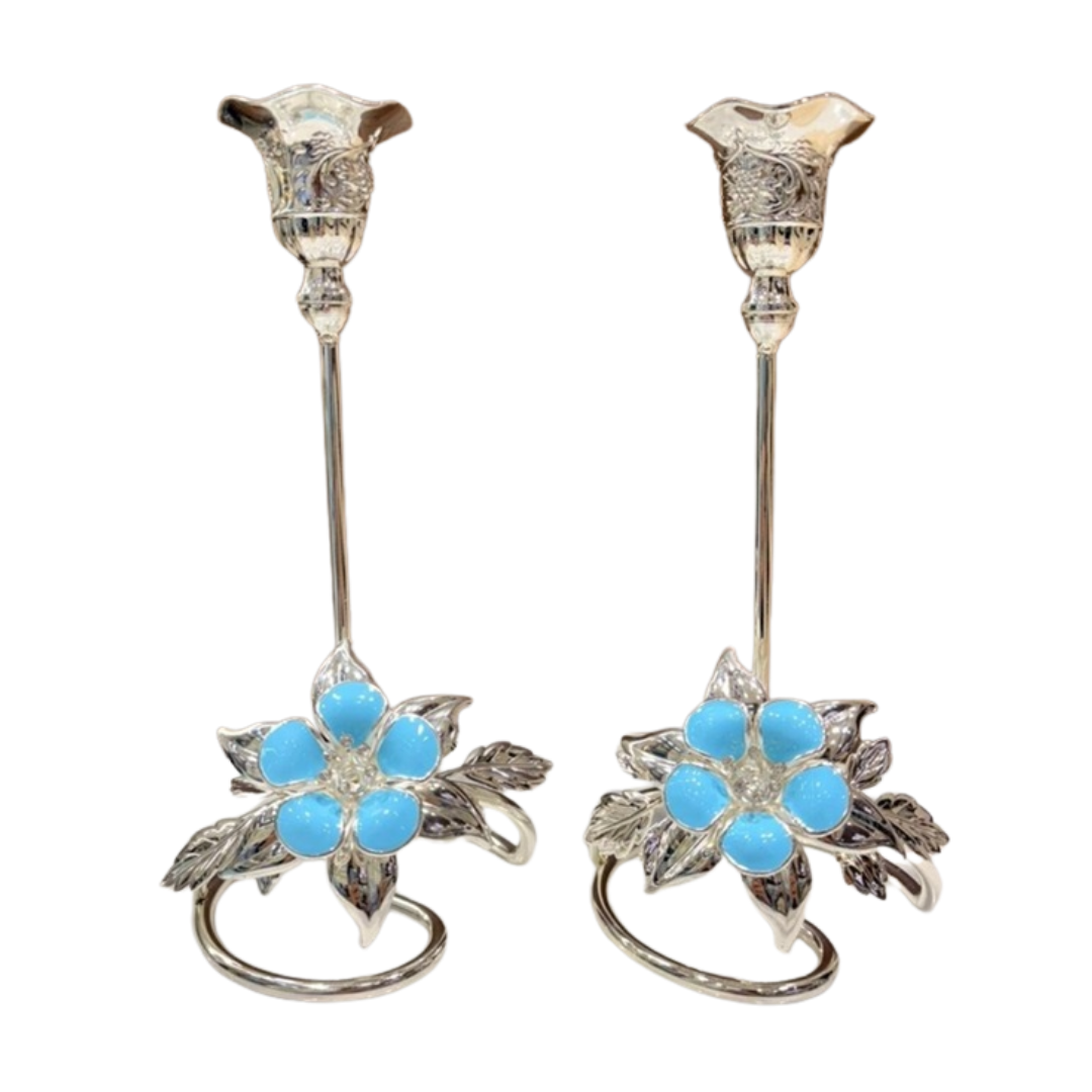 Flower Candle Stand Set of 2 Medium