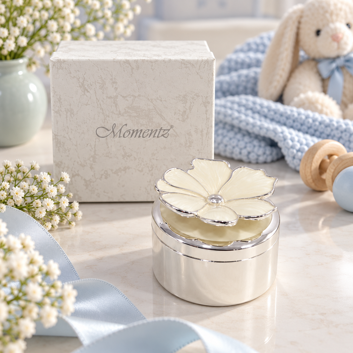 Flower jewelry box