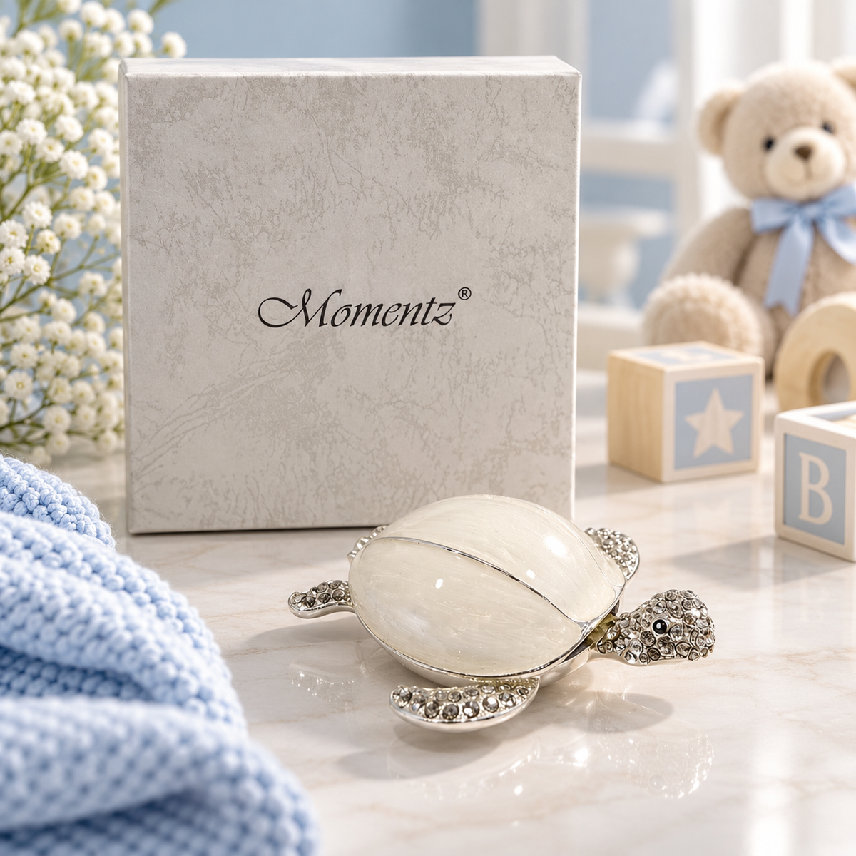 Turtle jewelry box