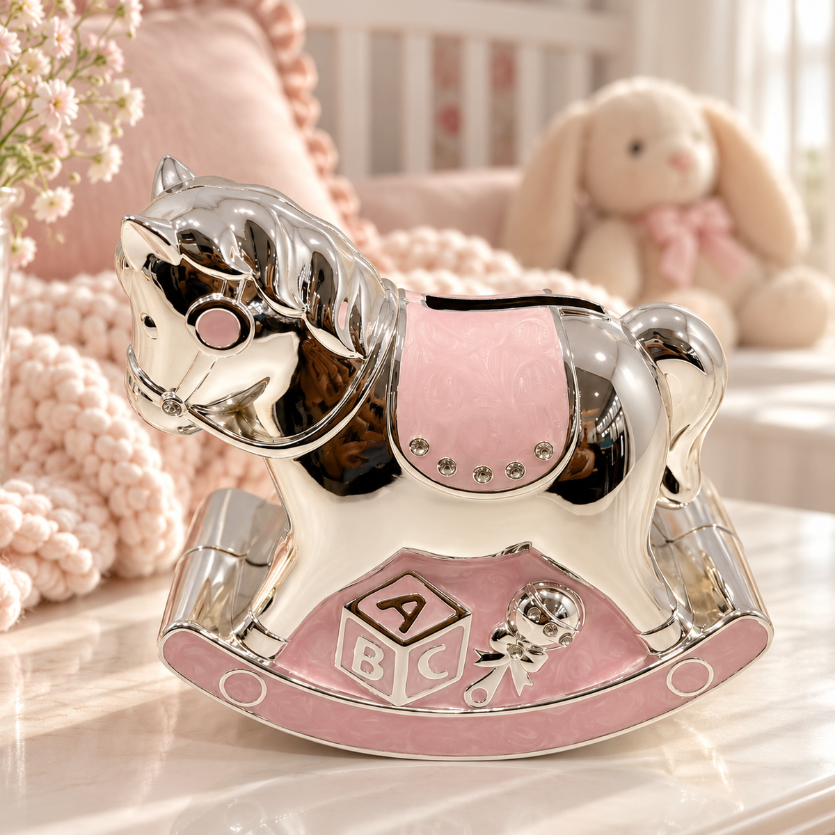 Rocking horse money bank