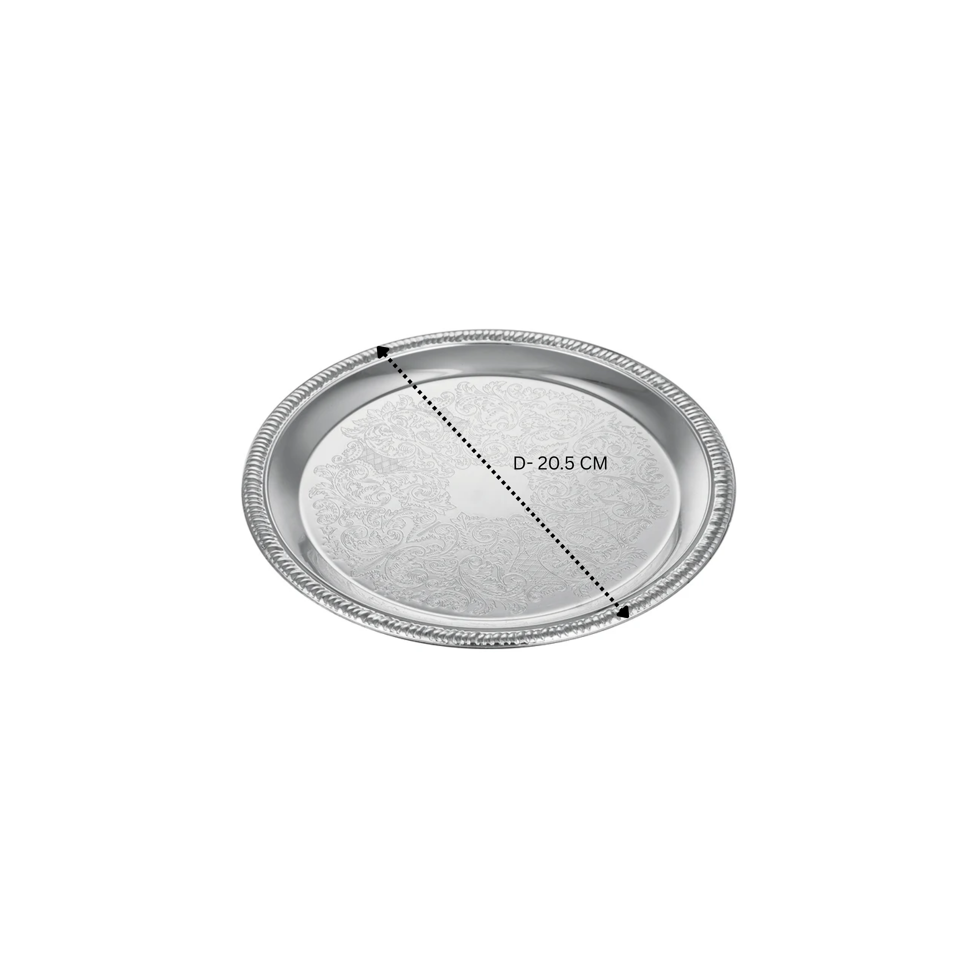 Round Tray Small - Silver