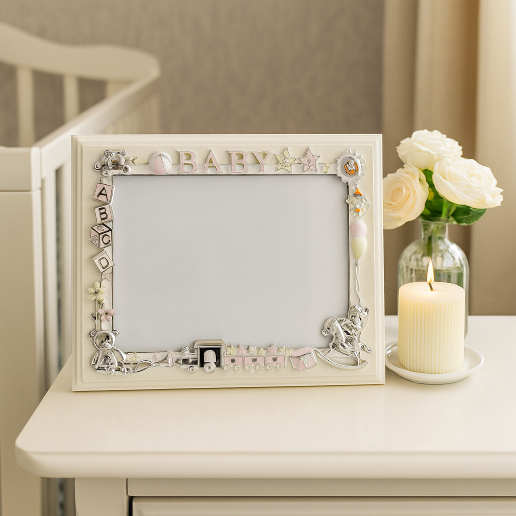 Baby-Themed Decorative Photo Frame – Horizontal