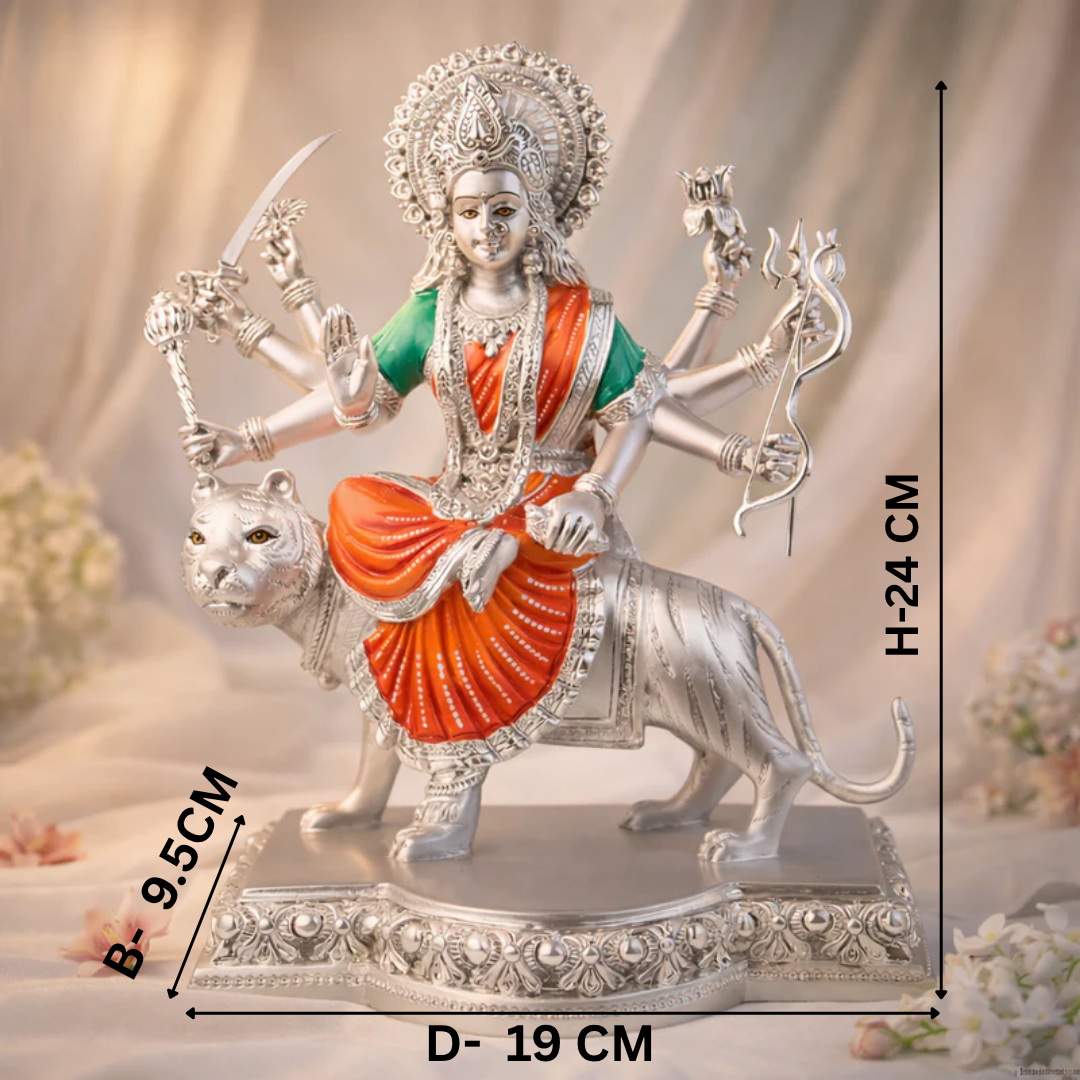 Mata Rani Sherawali Silver Idol