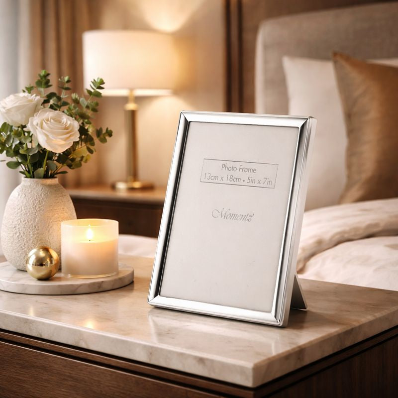 Striped Photoframe - Silver