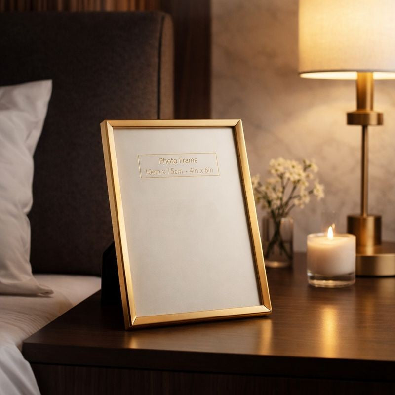 Edgy Photoframe Small - 4*6 - golden