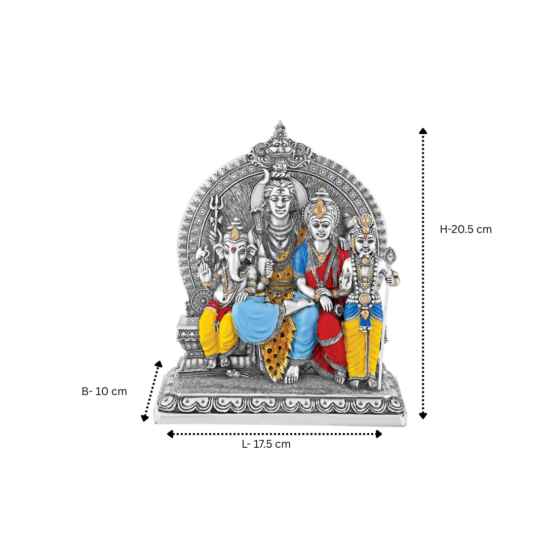 Voix casa Shiv Parivar Colored