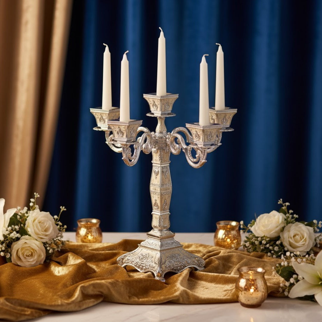 5 in 1 Candle Stand Peach