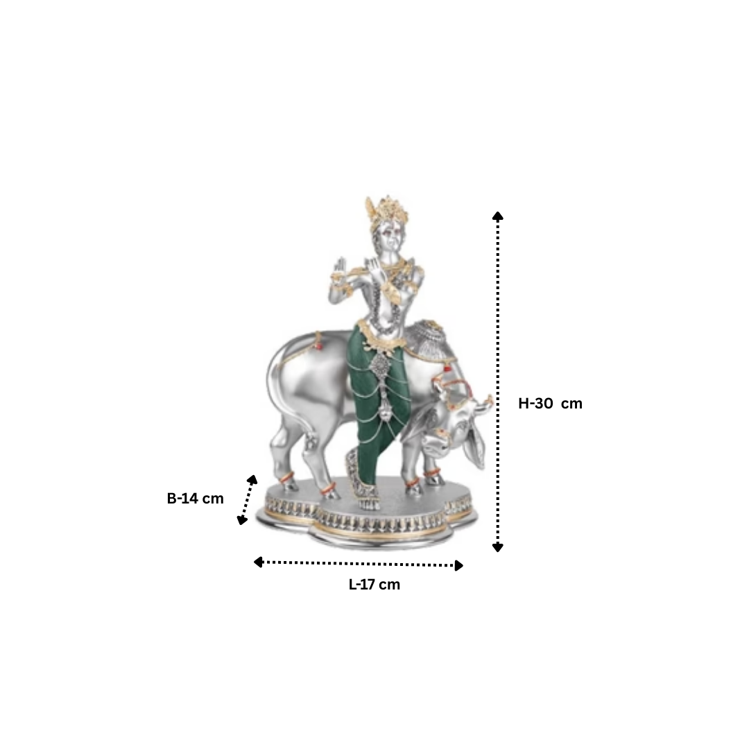 Standing Cow Krishna Green