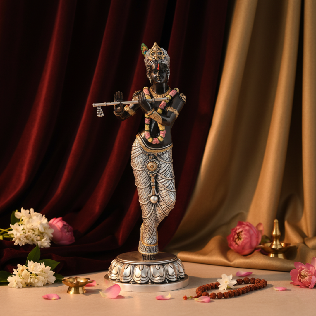 STANDING KRISHNA BLACK