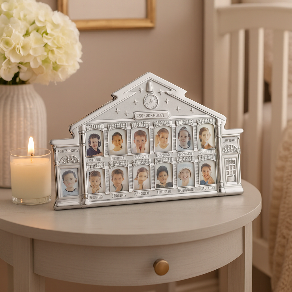 School House Photo Frame - Rose Gold | Baby Accessories & Products | Baby Gift Set | Momentz
