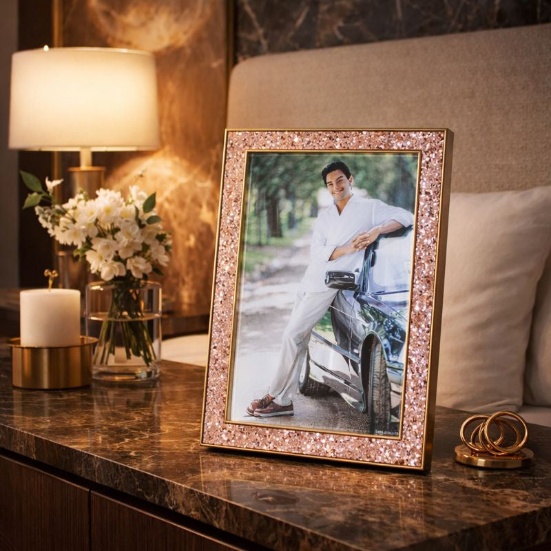 Shimmer Photoframe- Pink