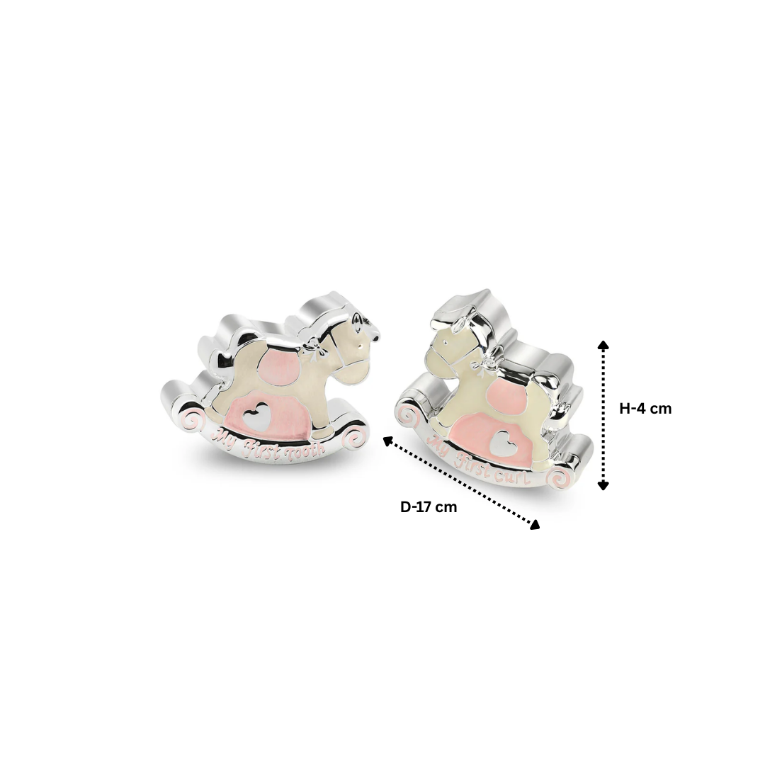 Rocking Horse Tooth & Curl Box Pink