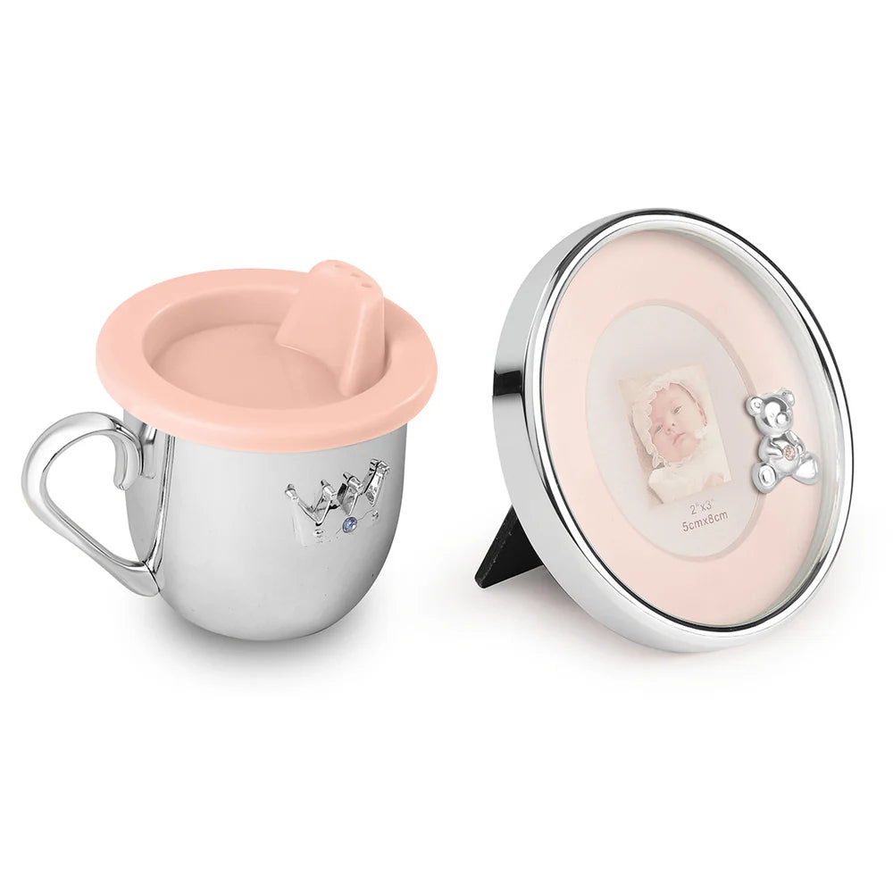 Baby Cup & Photo Frame Set