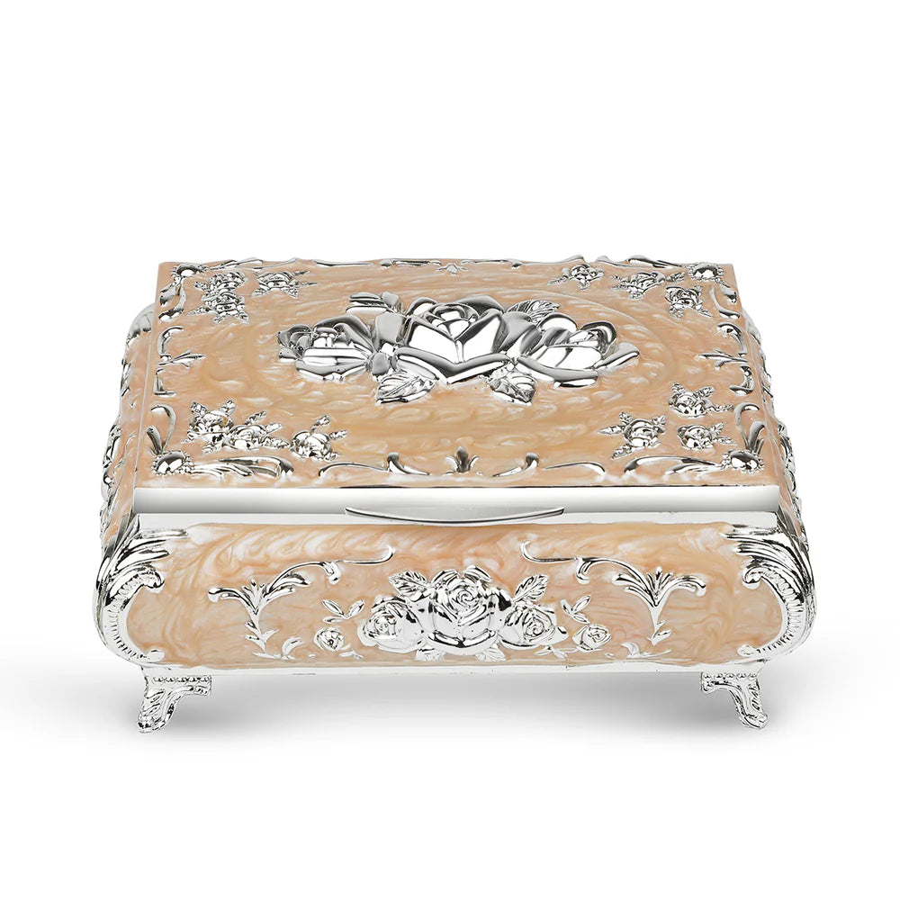 Enamel Rose Box Peach