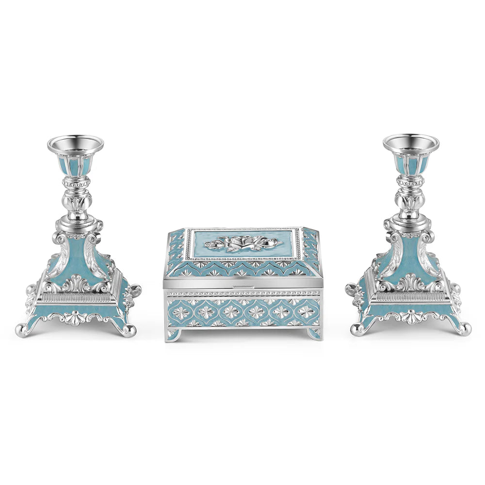 Set of 2 Candle stand + jewellery box