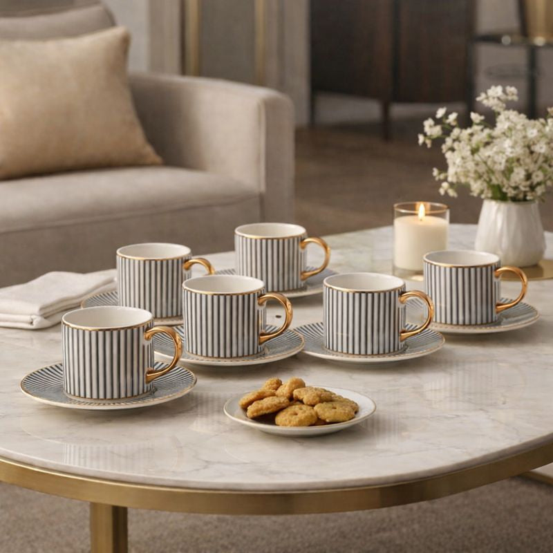 Royal Aura 12pcs Espresso Set