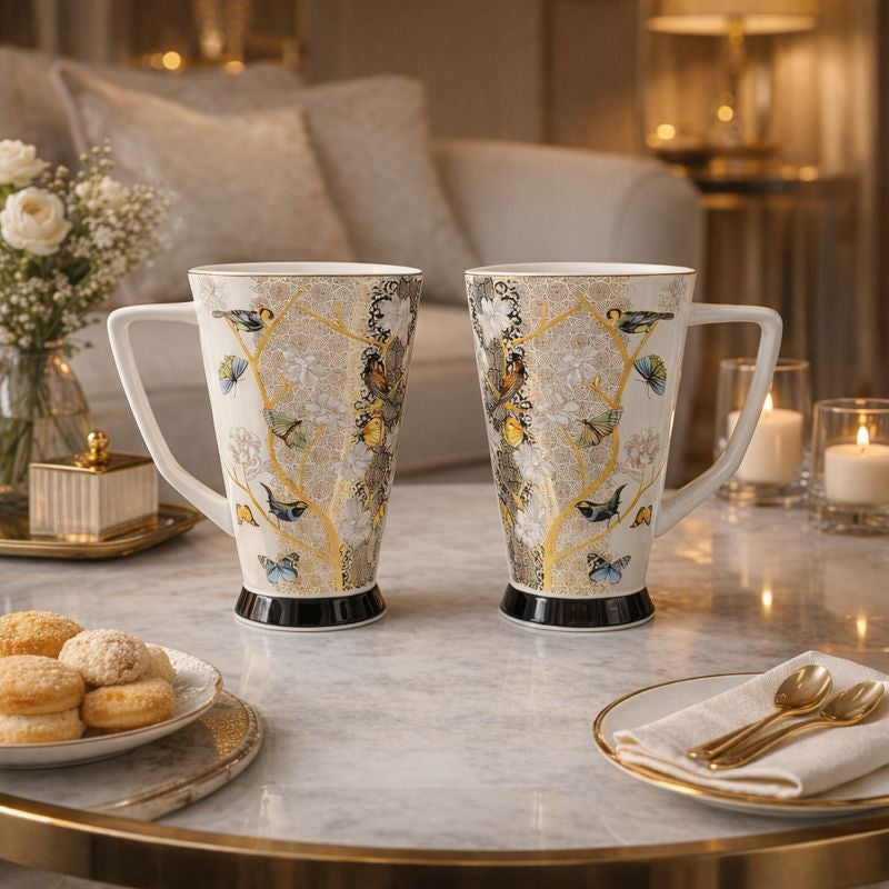 Nature Symphony 2pcs Cold Coffee Mug Set