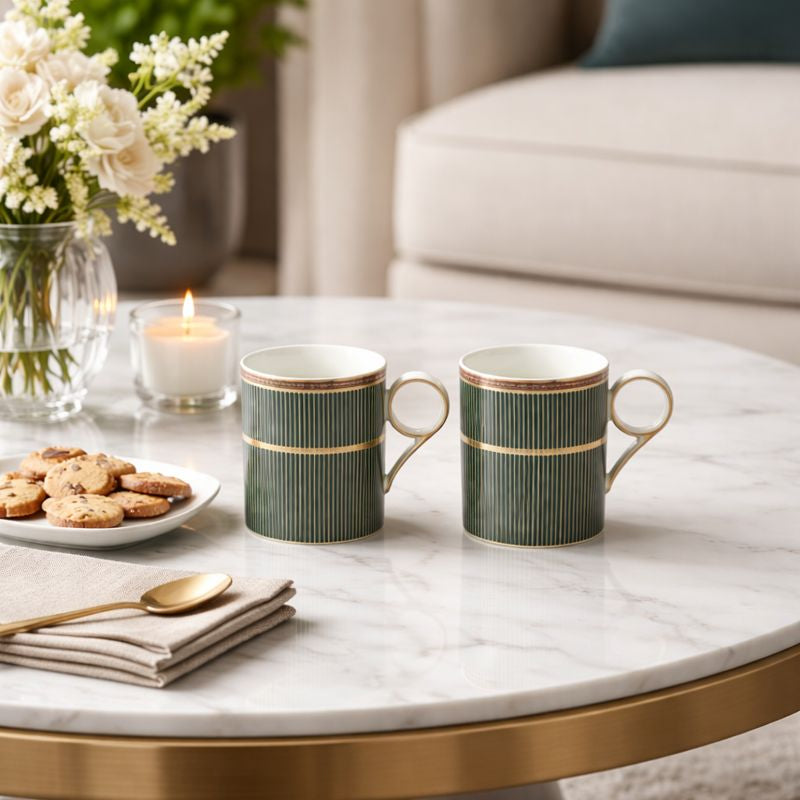 Regalia Stripes 2pcs Mugs Set